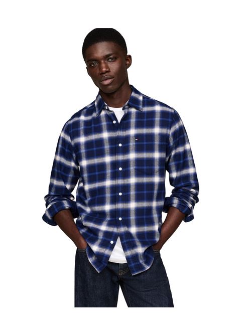 brushed ahadow check rf shirt Tommy Hilfiger | MW0MW368420MS.0MS